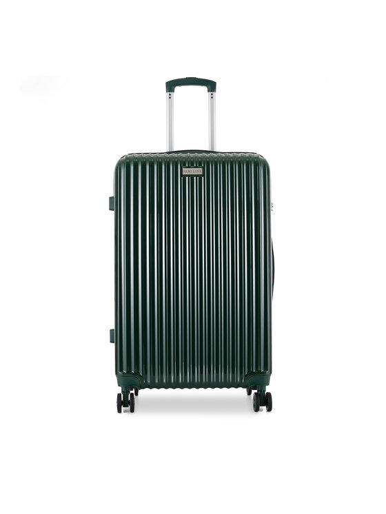 Semi Line Semi Line Μεγάλη Βαλίτσα T5948-3 Πράσινο