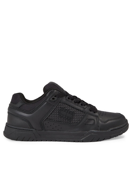 Tommy Jeans Tommy Jeans Laisvalaikio batai Tjm Leather Skater Tongue EM0EM01260 Juoda