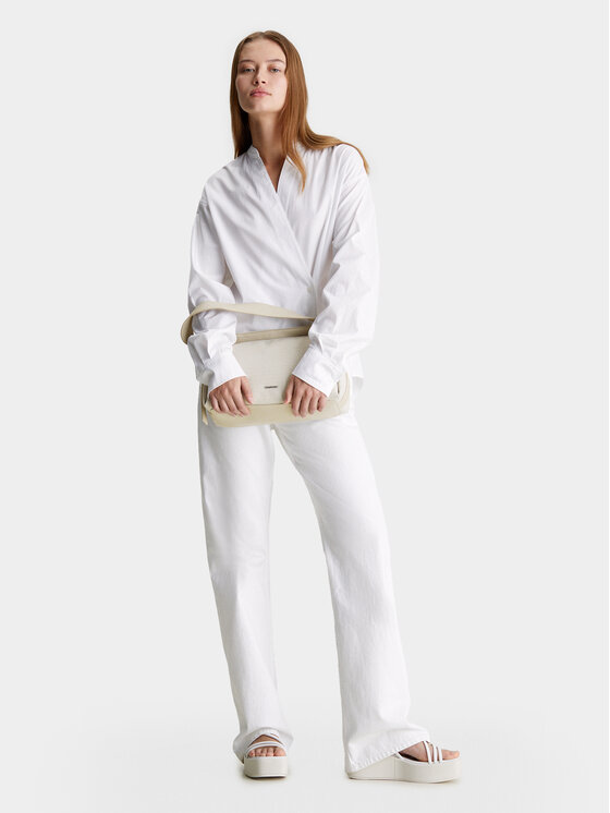 Calvin Klein Calvin Klein Дамска чанта Gracie K60K611655 Бежов