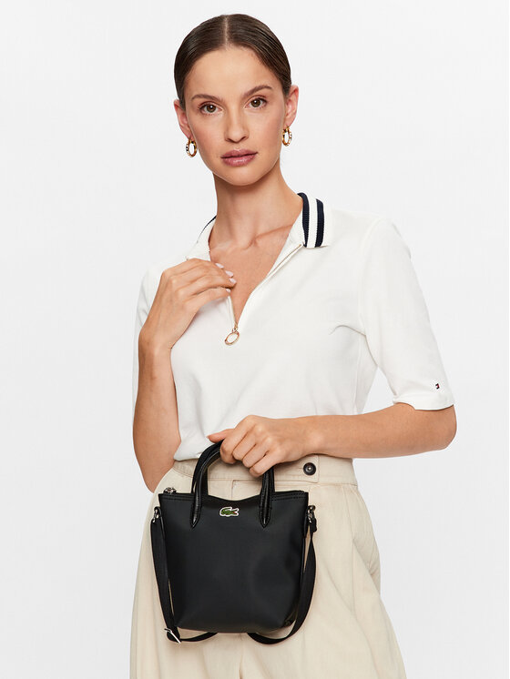Lacoste Lacoste Ročna torba Xs Shopping Cross Bag NF2609PO Črna