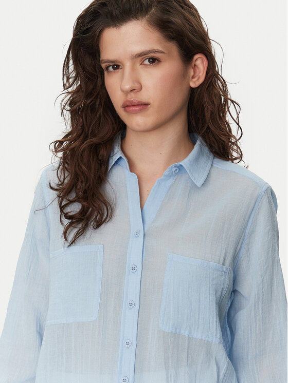 Seafolly Seafolly Košeľa Breeze 54795-TO Modrá Regular Fit