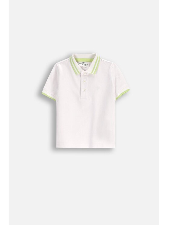 Coccodrillo Coccodrillo Polo WC5143601MBN-001 Biały Regular Fit
