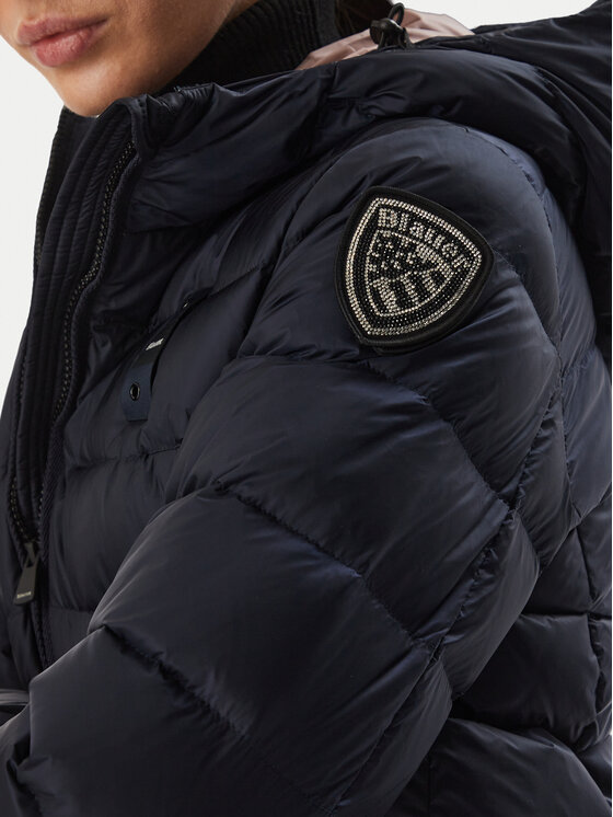 Blauer Blauer Пуховик Agnes 26WBLDK03039 006047 Cиній Slim Fit