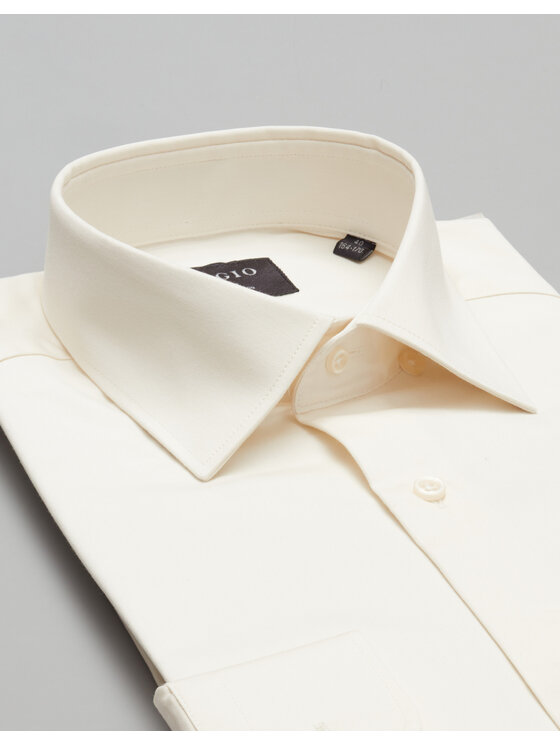 Borgio Borgio Koszula simeria Écru Slim Fit