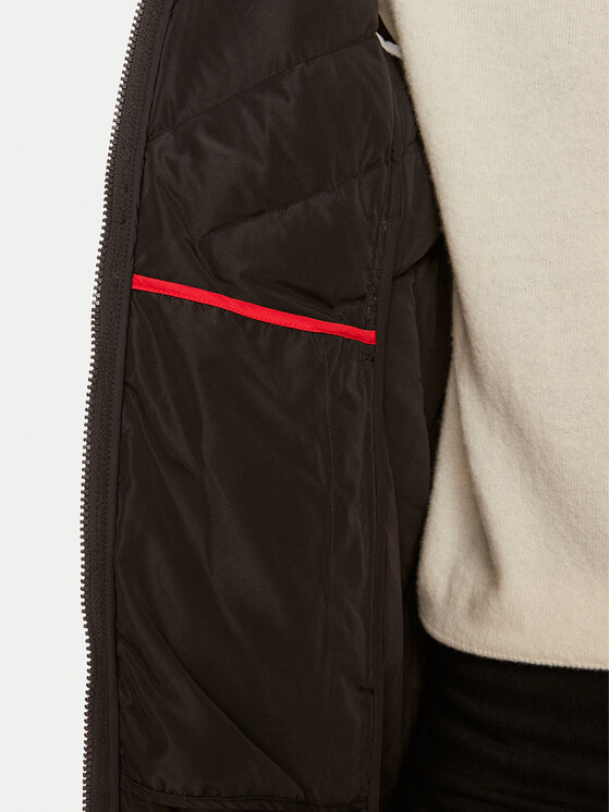 Tommy Hilfiger Tommy Hilfiger Geacă din puf Chevron WW0WW42622 Negru Regular Fit
