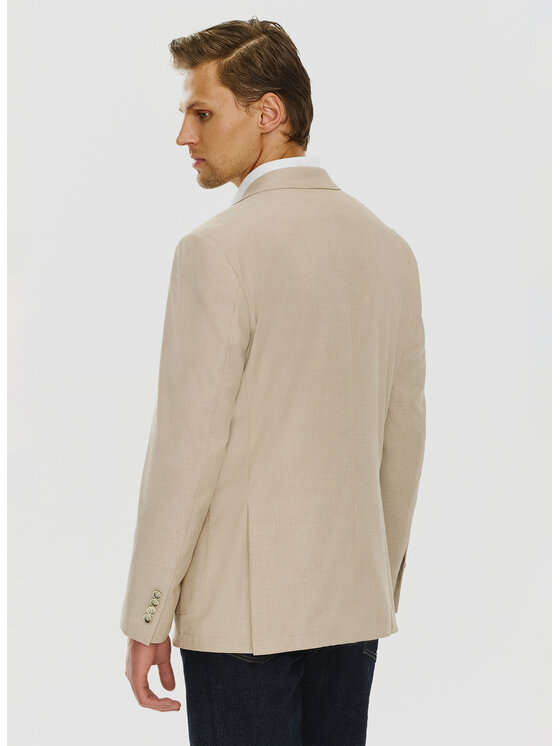 Pako Lorente Pako Lorente Marynarka P24SF-3X-006 Beżowy Slim Fit