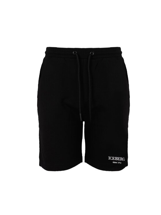Iceberg Iceberg Šortky D0206300 Černá Regular Fit