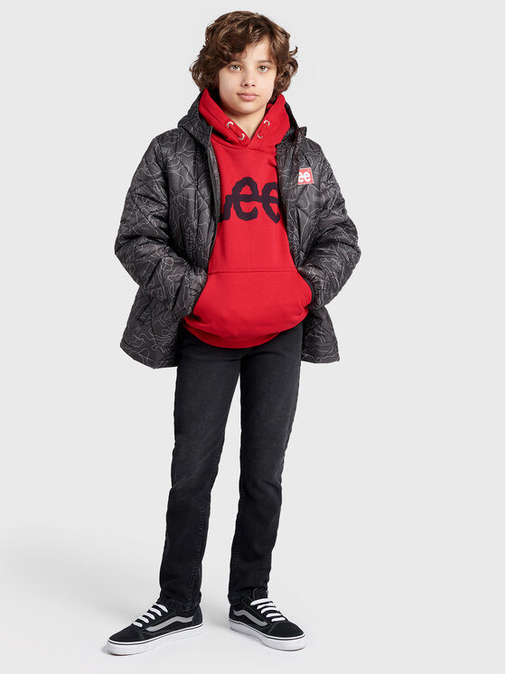 Lee Lee Sweatshirt LEE0008 Rot Regular Fit
