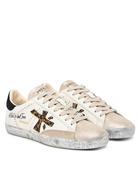 Premiata Premiata Sneakersy Stevend Var 7605 Biela