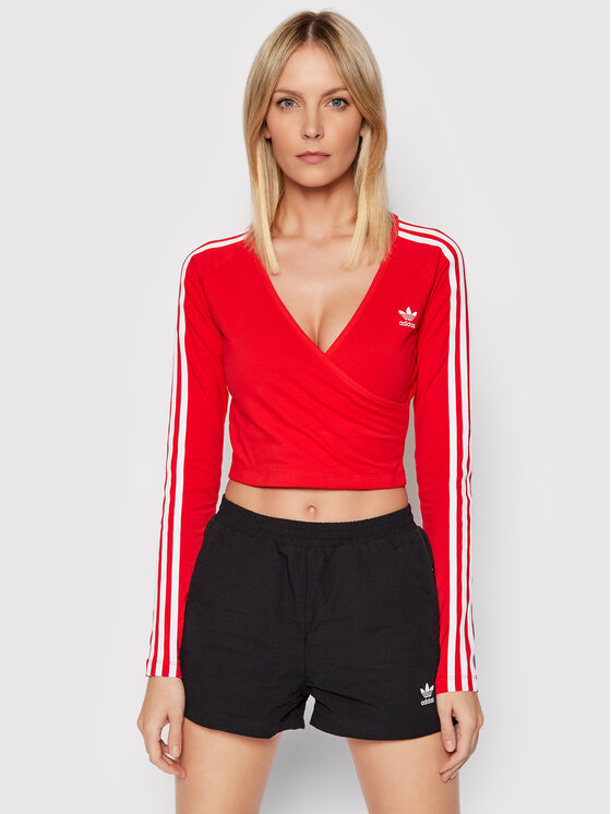 Blusa adicolor Classics HC2042 Rosso Slim Fit