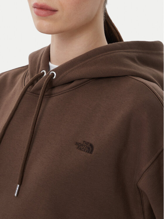 The North Face The North Face Mikina Tnf Essential Simple Dome Boxy Os NF0A8HBX Hnědá Regular Fit
