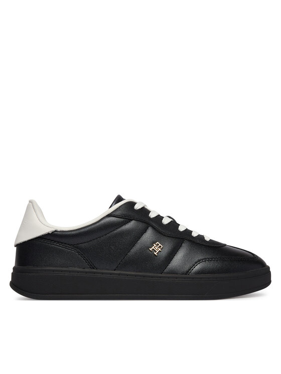 Tommy Hilfiger Tommy Hilfiger Sneakersy Th Heritage Shiny Sneaker FW0FW09179 Černá