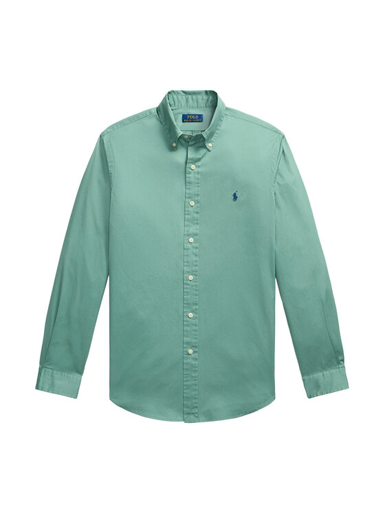Polo Ralph Lauren Polo Ralph Lauren Marškiniai 710B20512009 Žalia Custom Fit
