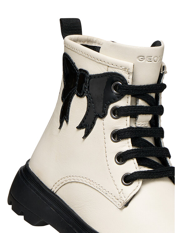 Geox Geox Μποτίνια B Kiddartah Girl B665YA 08502 C1M9B M Κρεμ