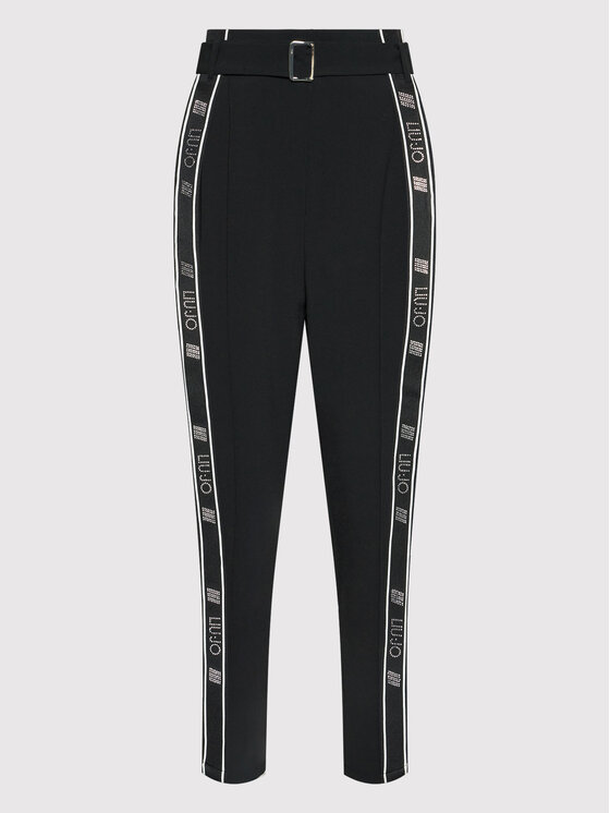 Liu Jo Spodnie materiałowe TA2213 T8423 Czarny Regular Fit