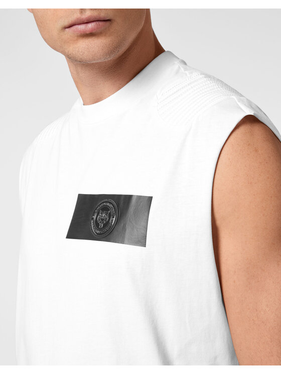Plein Sport Plein Sport T-Shirt 1011 Biały Regular Fit