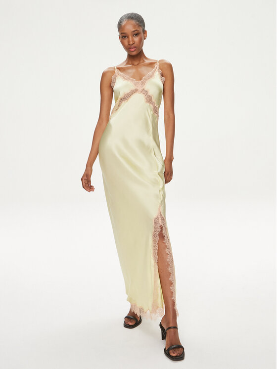 Herskind Herskind Cocktail obleka Jonathan 5172370 Rumena Regular Fit