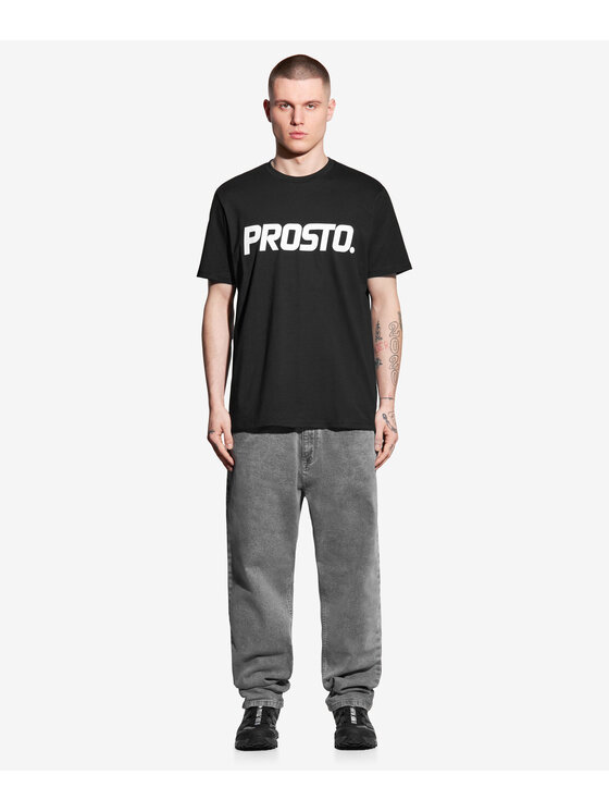 PROSTO. PROSTO. T-Shirt Biglog Czarny Regular Fit