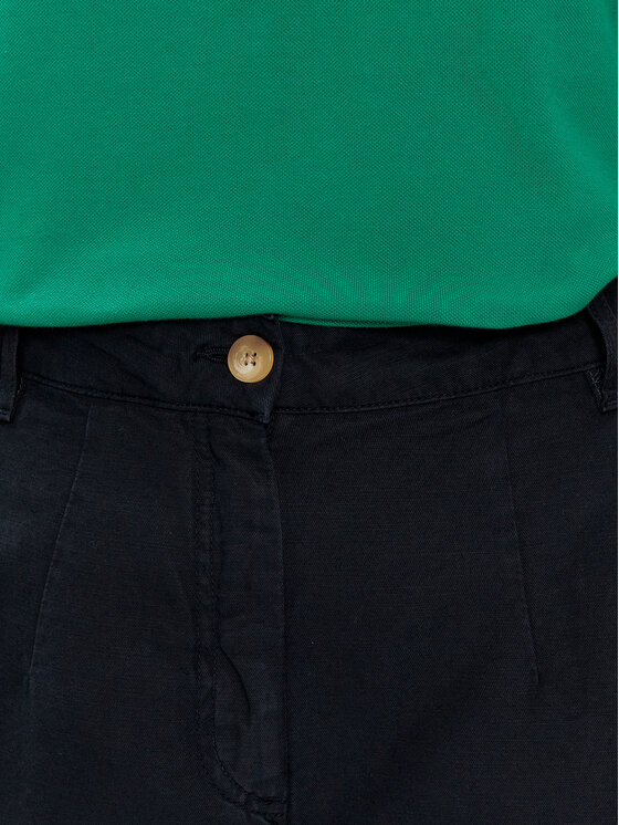 Tommy Hilfiger Tommy Hilfiger Auduma šorti WW0WW41603 Tumši zils Relaxed Fit