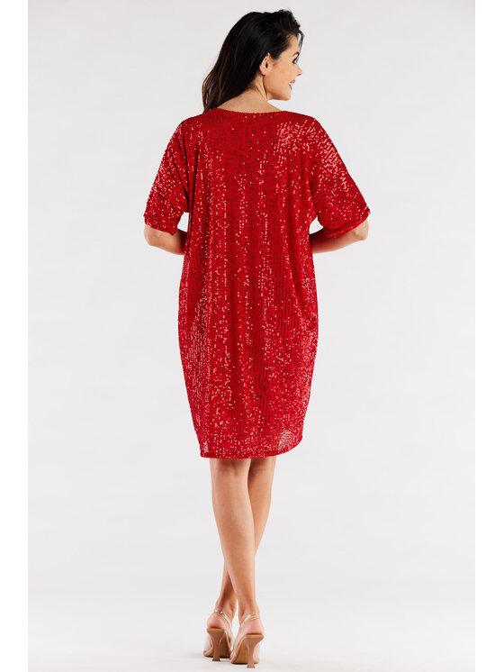 Awama Awama Abito da sera A566 Rosso Basic Fit