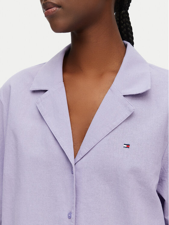 Tommy Hilfiger Tommy Hilfiger Pižama UW0UW06505 Šviesiai violetinė Regular Fit