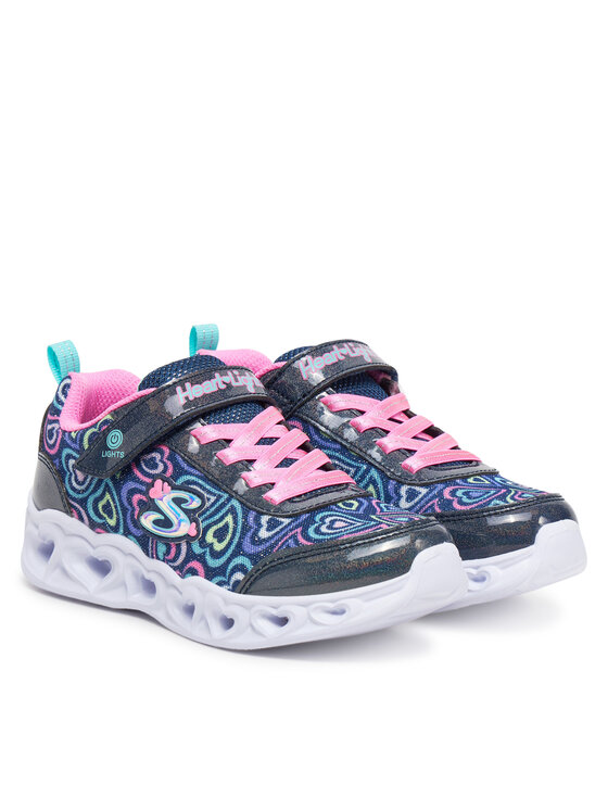 Skechers Skechers Sneakersy Heart Lights-Boogie Love 303257L/NVMT Tmavomodrá