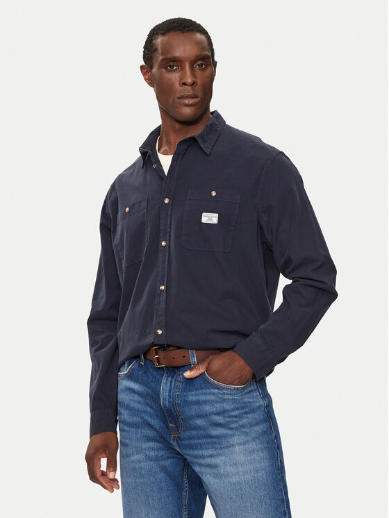 Guess Jeans Guess Jeans Cămașă M4YH37 WGCF1 Bleumarin Regular Fit