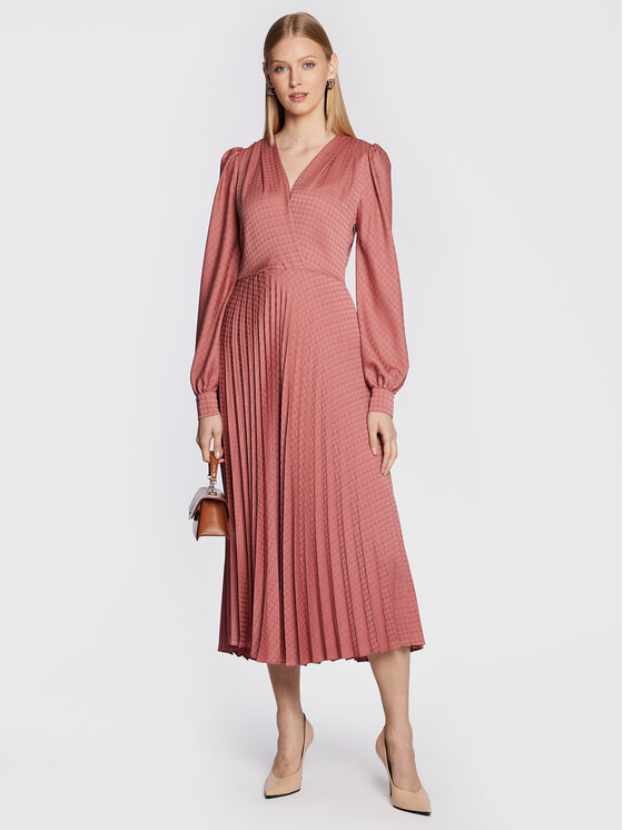 TWINSET TWINSET Sukienka codzienna 222TT2420 Różowy Regular Fit