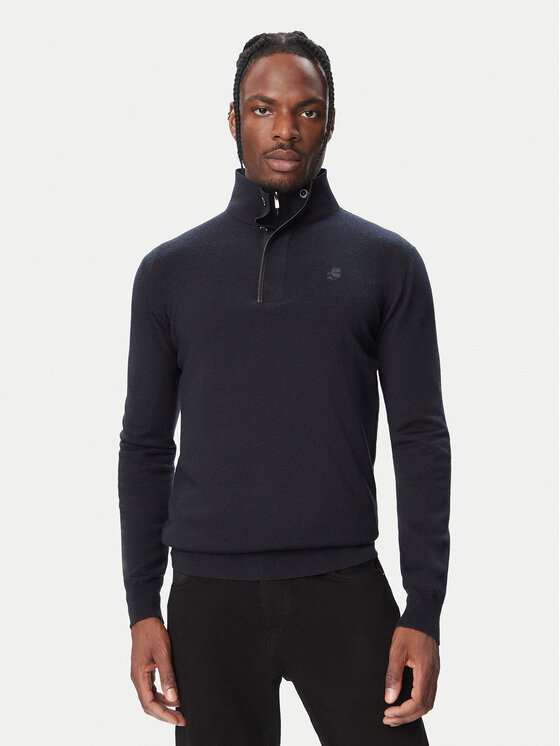 KARL LAGERFELD KARL LAGERFELD Sveter 655005 564399 Tmavomodrá Regular Fit