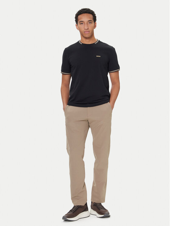 BOSS Boss Majica Taul 50521245 Črna Regular Fit