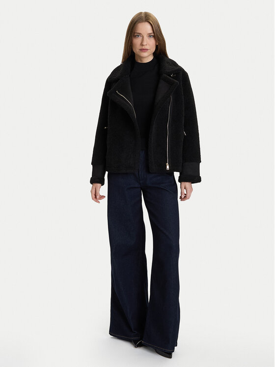 Rinascimento Rinascimento Pārejas mētelis CFC0122207003 Melns Regular Fit