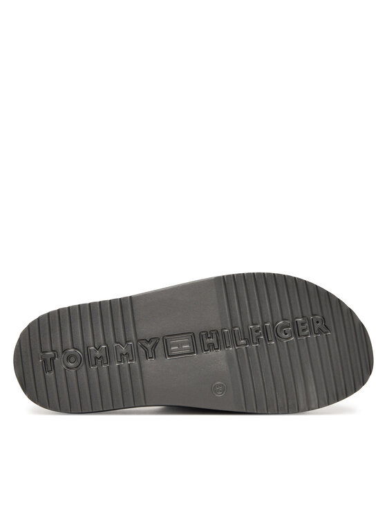 Tommy Hilfiger Tommy Hilfiger Šľapky Double Strap FW0FW09114 Sivá