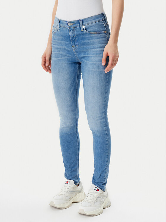 Tommy Jeans Džinsi Nora DW0DW20585 Zils Skinny Fit