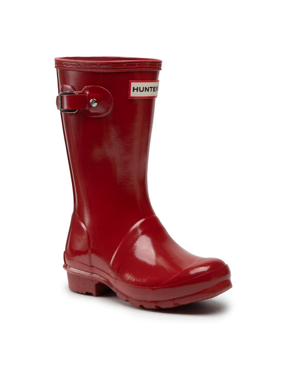 Hunter Gumáky Original Kids Gloss JFT6000RGL Červená
