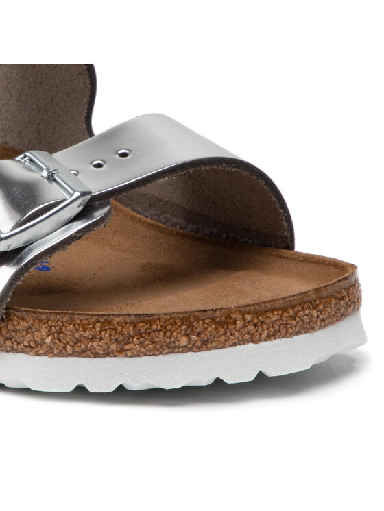 Birkenstock Birkenstock Papucs Arizona Metallic 1005961 Ezüst