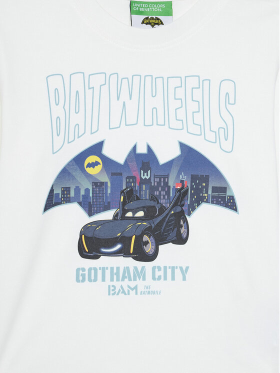 United Colors Of Benetton United Colors Of Benetton Bluza 35RYG10KE Bela Regular Fit