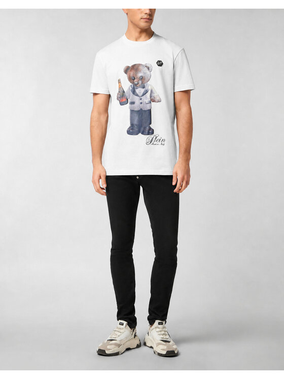 PHILIPP PLEIN PHILIPP PLEIN T-Shirt 27135 Bílá Regular Fit