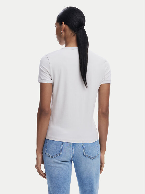 Desigual Desigual Póló Love Dsgl 25SWTK10 Szürke Regular Fit