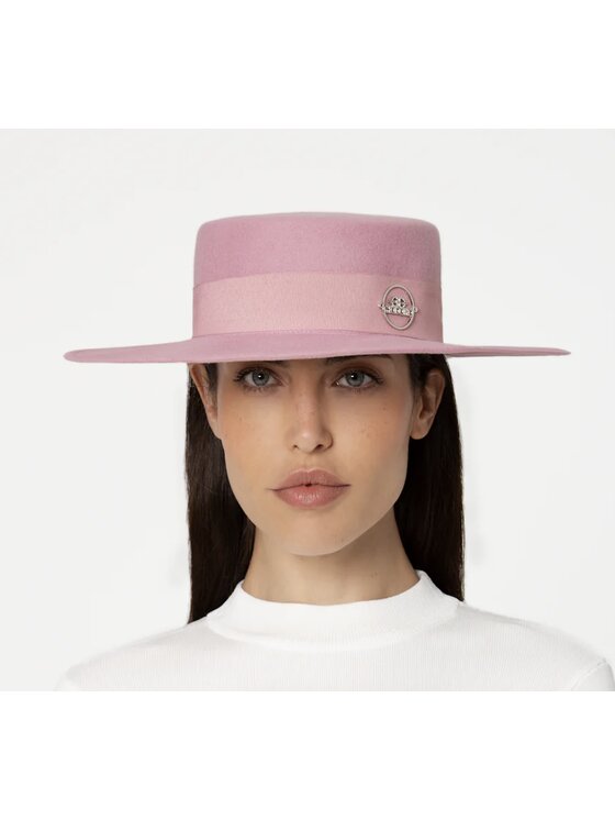 GIODORO GIODORO Klobúk Gidoa Felt Canotier Ružová