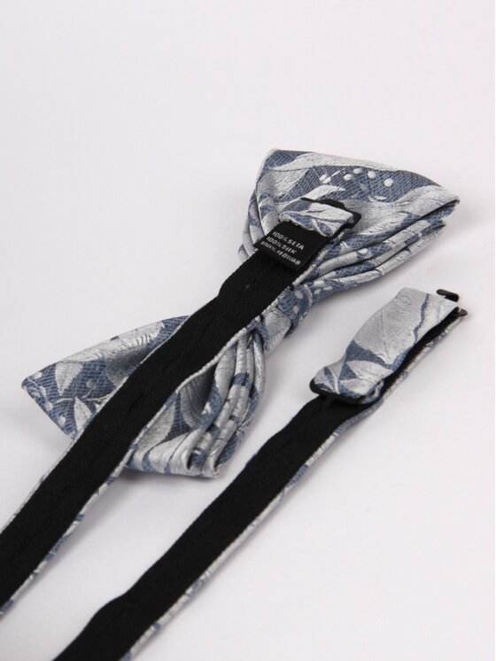 ELSNER ELSNER Παπιγιόν BUTTERFLY Z JEDWABNEGO ŻAKARDU A5226 Γαλάζιο