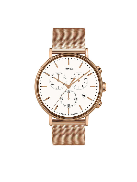 Timex Pulkstenis Fairfield TW2T37200 Zelta