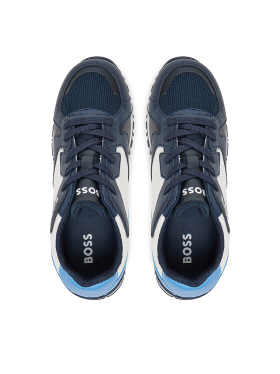 BOSS BOSS Sneakersy J51646 S Granatowy