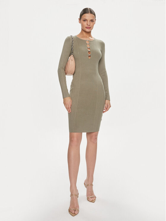 Guess kleid khaki clearance