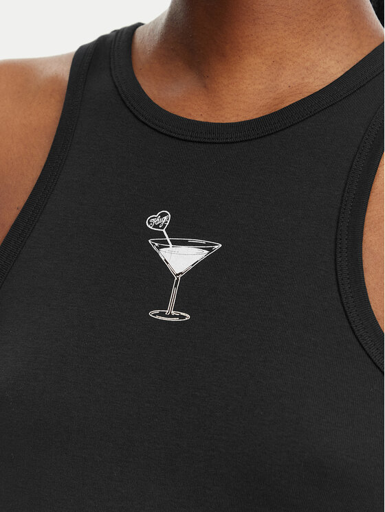 HUGO HUGO Top Dimartini B 50560792 Schwarz Slim Fit