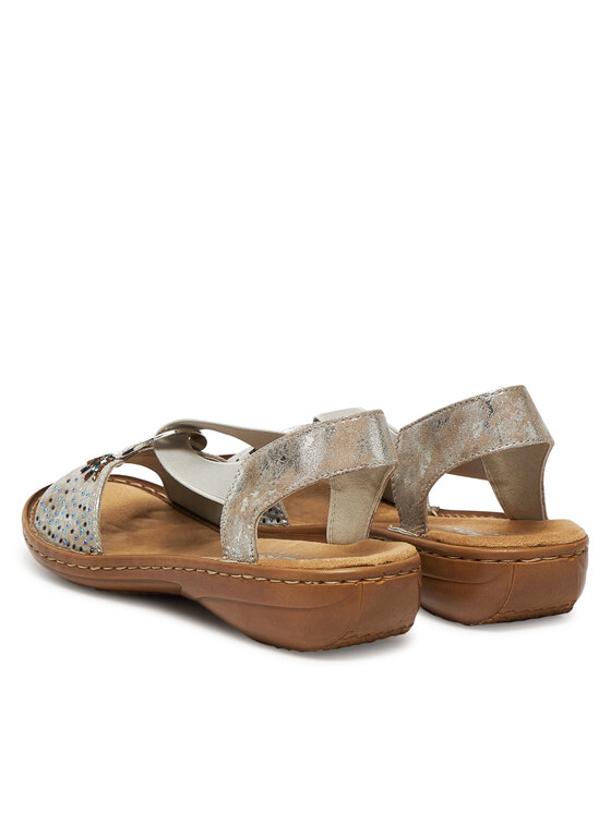 Rieker Rieker Sandali 60880-90 Siva
