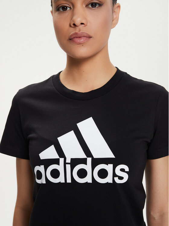 adidas adidas T-Shirt Essentials Logo GL0722 Czarny Regular Fit