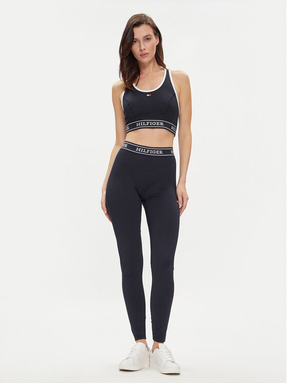 Tommy Hilfiger Tommy Hilfiger Спортивний бюстгальтер Monotype WW0WW41517 Cиній