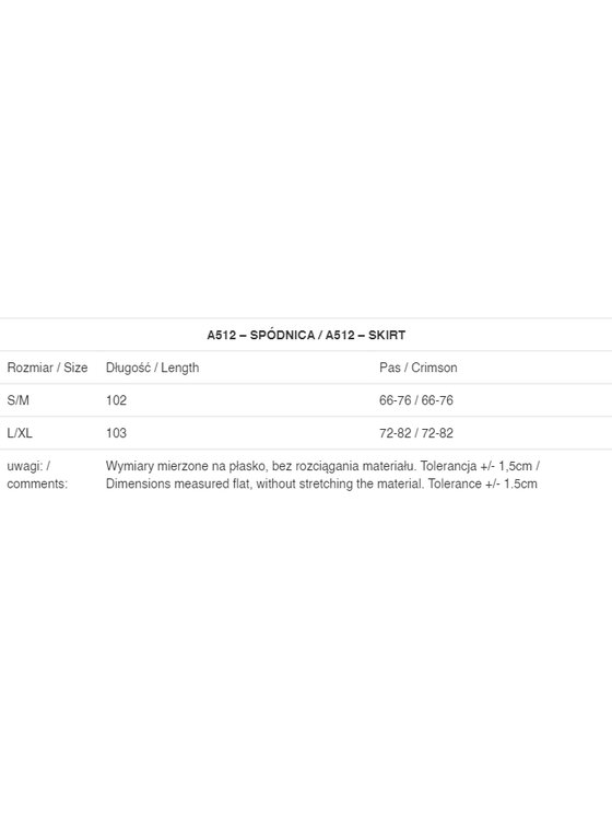Awama Awama Spódnica A512 Niebieski Basic Fit