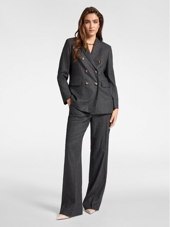 Elena Mirò Elena Mirò Giacca di transizione Q132P100069N001 Grigio Slim Fit