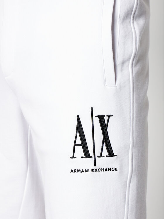 Armani Exchange Armani Exchange Спортивні шорти 8NZSPA ZJ1ZZ 1100 Білий Regular Fit